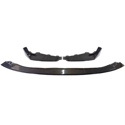 2021-2023 M3 M4 G80 G82 G83 CSL Style Front Bumper Lip Spoiler for BMW High Quality Real Dry Carbon Fiber Body Kit Accessories