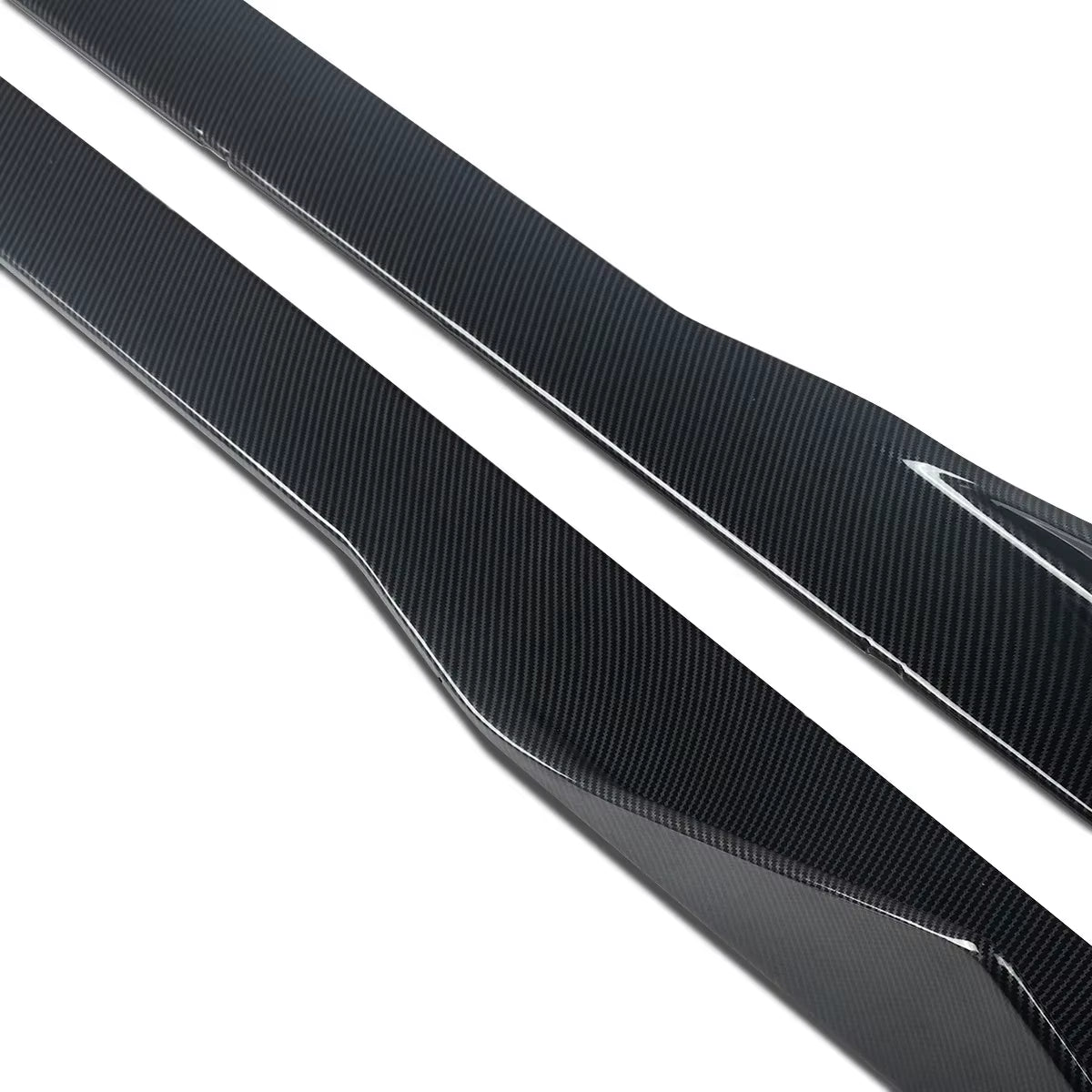 M Sport Side Skirts Extension Carbon Color for BMW F22 235I 240I F23 F87 M2 Style 2014-20 Rocker Plate Lip Separator Bumper