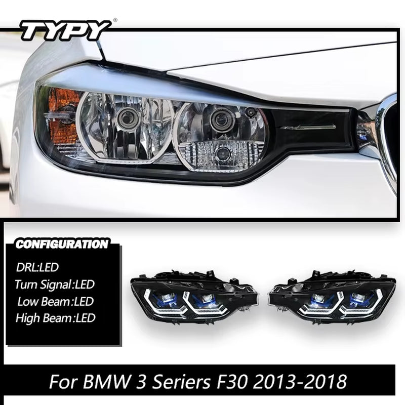 Car Lights for BMW 3 Series 2015-2018 F30 Headlight LED Projetor Head Lamp Daytime Running Light Automotive Accessories