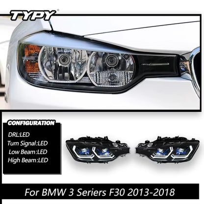 Car Lights for BMW 3 Series 2015-2018 F30 Headlight LED Projetor Head Lamp Daytime Running Light Automotive Accessories