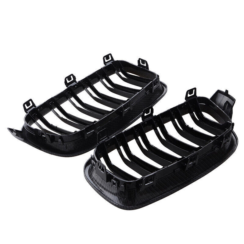 Carbon Fiber Black Front Grille/Grilles Kidney for BMW 3~Series F30 F31 12~18