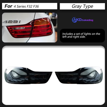Car Styling Taillights for BMW the 4 Series F32 F36 F82 M4 GTS LED Tail Light 2013-2019 Tail Lamp DRL Rear Turn Signal Automoti