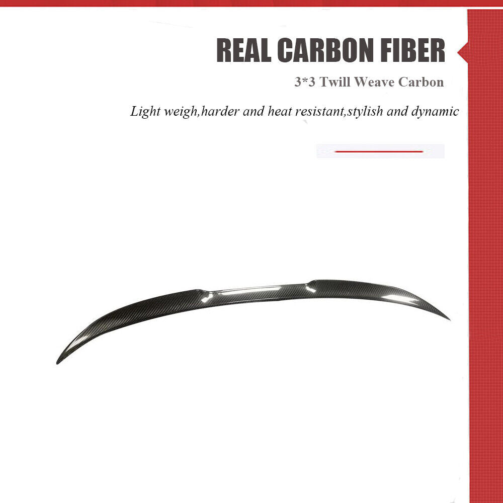 For BMW G42 G87 M240I 220I M2 Coupe 2022-2025 Rear Trunk Spoiler Wing DRY CARBON