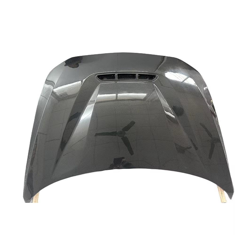 Auto Engine Hood for BMW M2 F87 F22 F23 2016-IN CS Style Dry Carbon Fiber Gloss Black Hood