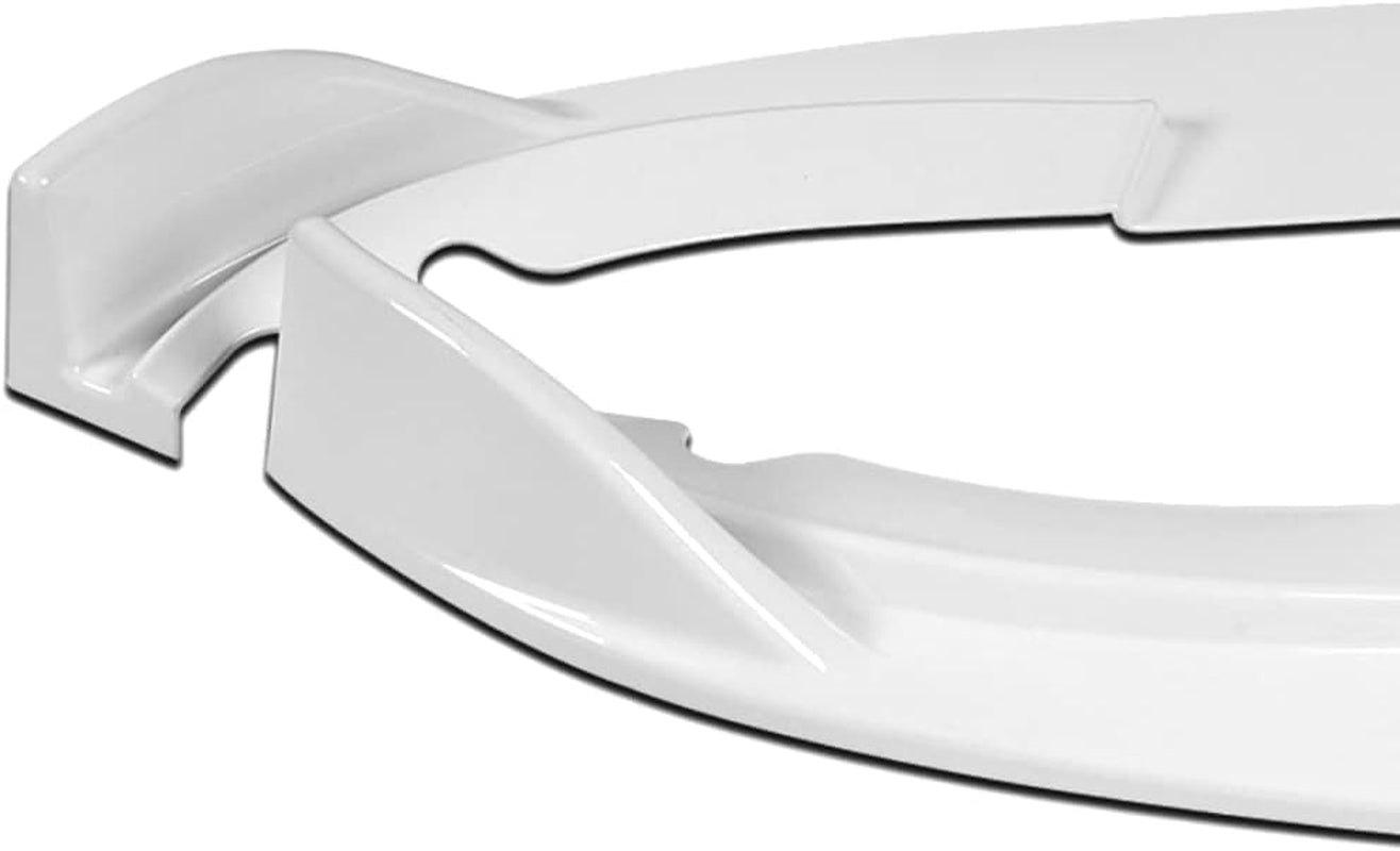 , Front Bumper Lip Fit for Compatible with 2008-2013 BMW E90/E92/E93 (M3 Models Only), Front Bumper Lip Spoiler Air Chin Body Kit Splitter, Stp-Style (Glossy White)