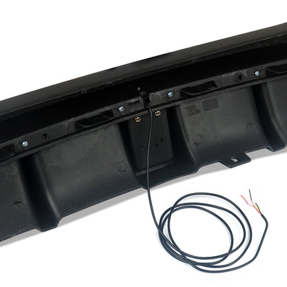 F1 Style for BMW E90 E91 M Sport Bumper Rear Bumper Diffuser Carbon Fiber Look