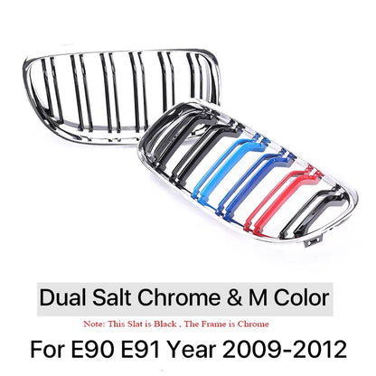 Carbon Grills Cover Front Bottom Bumper Kindly Facelift M Style Grille for BMW 3 Series E90 E91 2009-2012 LCI 328I 330I 335I