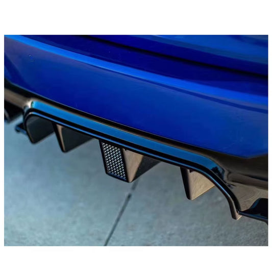 Carbon Fib Rear Lip Diffus with Light for BMW 5 Sies F90 M5 Sedan 4 Door 2018 2019