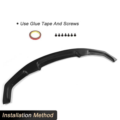 Carbon Fiber Car Front Bumper Lip Spoiler for BMW F87 M2 Base Coupe 2-Door 2016-2018 Auto Racing Front Lip Chin Apron Body Kit