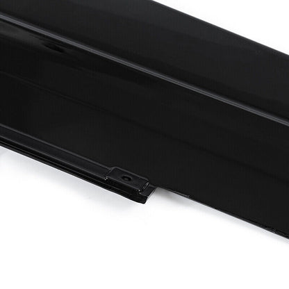 2X for BMW G30 530I 540I & F90 M5 Sedan 2017-22 MP Style Side Skirts Gloss Black