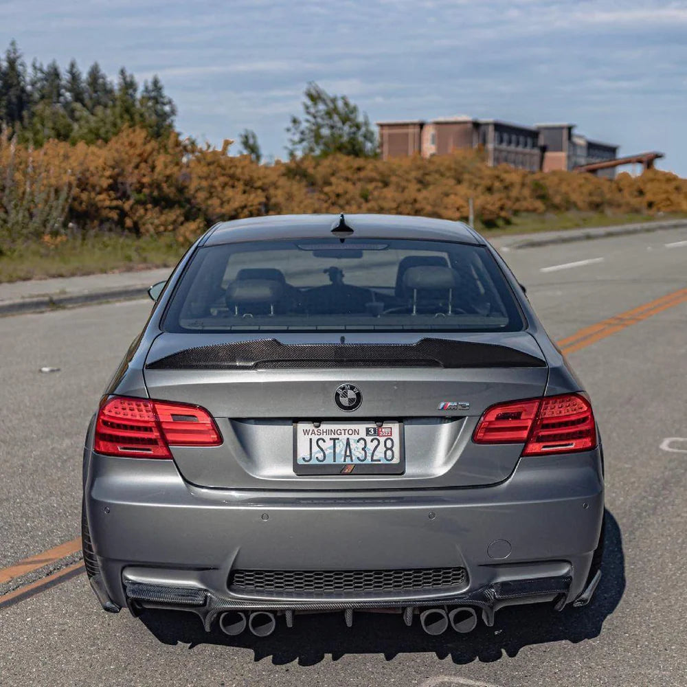 PSM Style High Kick Carbon Fiber Spoiler - E92 3 Series