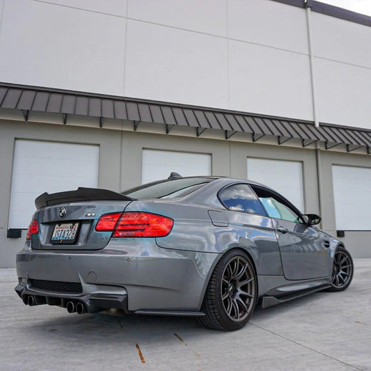 PSM Style High Kick Carbon Fiber Spoiler - E92 3 Series