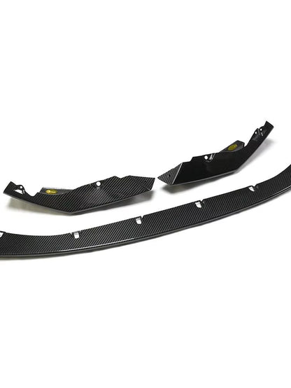 G82 G80 Dry Carbon Fiber Front Bumper Lip for BMW M3 G80 G82 G83 M4 Carbon Car Side Splitter Automotive Body Kits MP Style 3 PCS