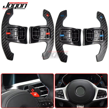 For BMW M3 G80 M4 G82 G83 M5 F90 2017-2022 Carbon Fiber Paddle Shifters Steering Wheel Extension Shifterr Paddle Replacement