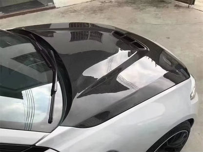 Auto Engine Hood for BMW M2 F87 F22 F23 2016-IN CS Style Dry Carbon Fiber Gloss Black Hood