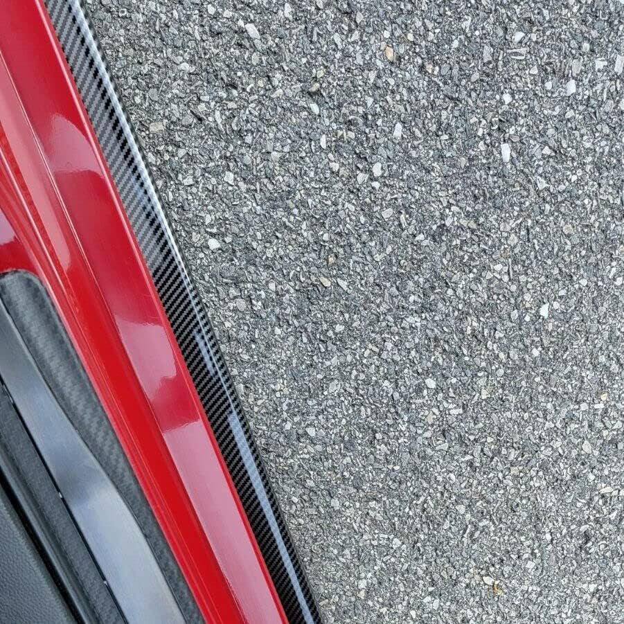 Side Skirts Rocker Panels Compatible with 2014-2019 BMW F80 M3 Rocker Panels Extension M-Performance Extended Style 80" L Carbon Fiber Painted