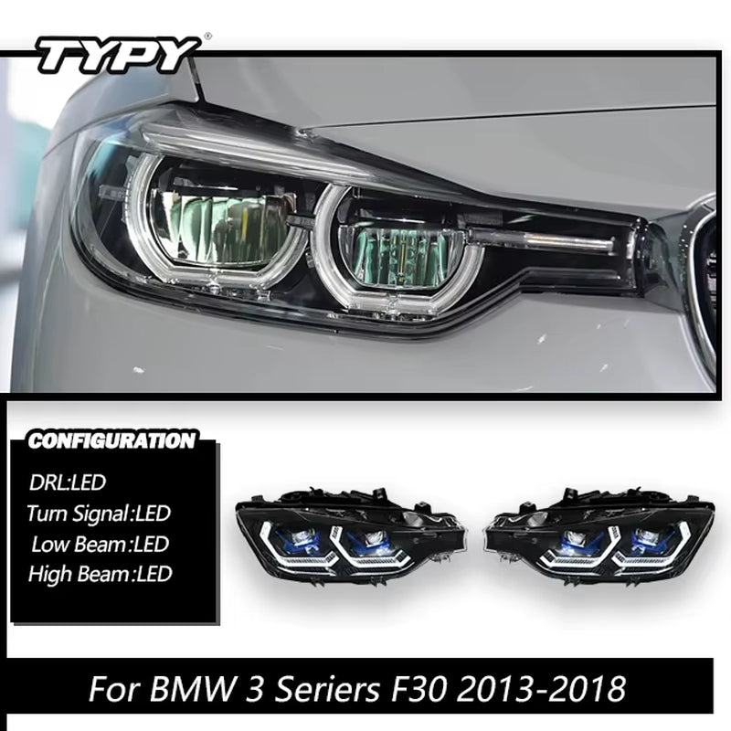 Car Lights for BMW 3 Series 2015-2018 F30 Headlight LED Projetor Head Lamp Daytime Running Light Automotive Accessories