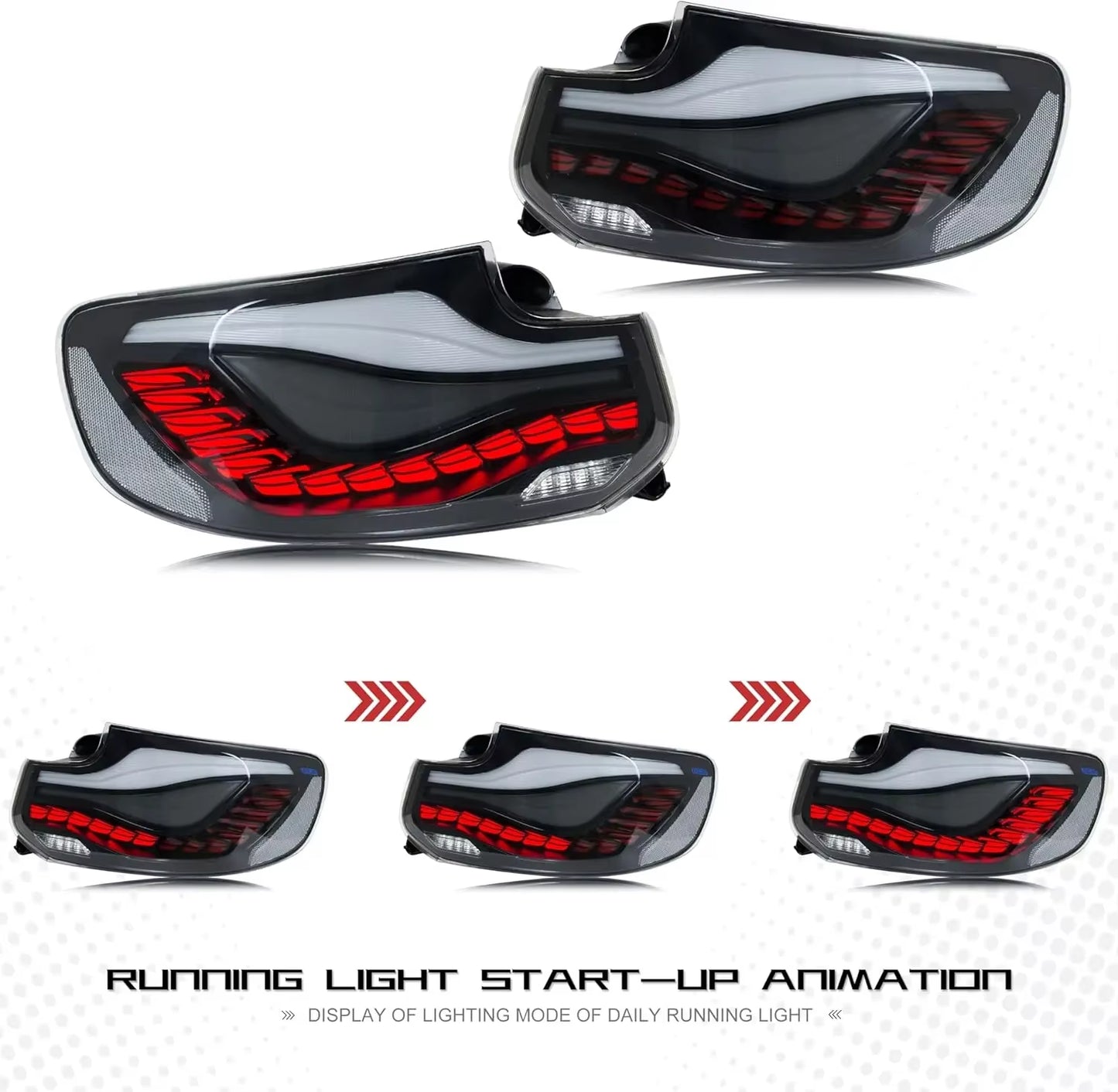 LED Tail Lights for BMW 2 Series F22 M2 2014-2019 Coupe Convertible F23 F87 Start-Up Animation Sequential Signal