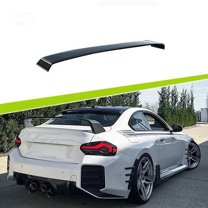 For BMW G87 M2 G42 2022-24 Carbon Fiber Rear Roof Visor Spoiler Window Wing Lip