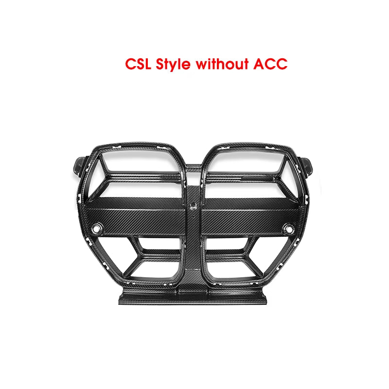 Bumper Racing Grills for BMW G80 G81 M3 G82 G83 M4 2021-In Real Carbon Fiber Front Kidney Grille Xdrive Competition Auto Fitment
