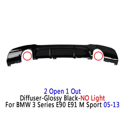 For BMW 3 SERIES E90 E91 335I M SPORT Rear Diffuser Splitter Valance Style 05-13 Accessories Auto Exterior Modification Parts
