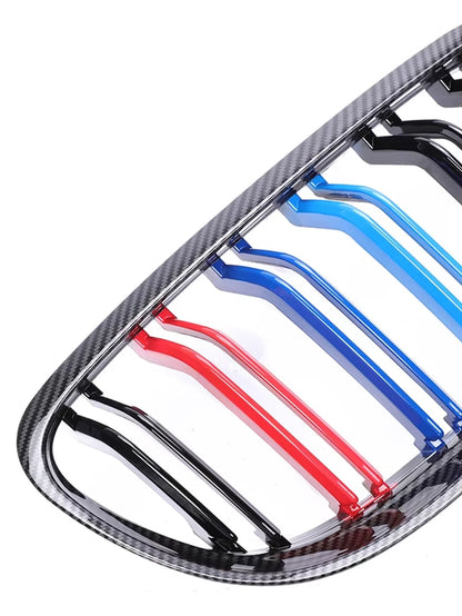 Carbon Grills Cover Front Bottom Bumper Kindly Facelift M Style Grille for BMW 3 Series E90 E91 2009-2012 LCI 328I 330I 335I