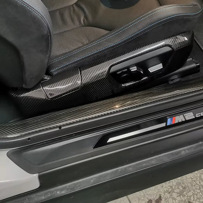 For BMW M2 F87 M3 F80 F81 M4 F82 Carbon Fiber Side Seat Covers Interior Carbon LHD/RHD