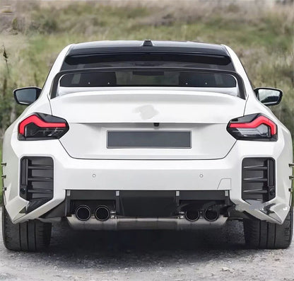 For BMW G87 M2 G42 2022-24 Carbon Fiber Rear Roof Visor Spoiler Window Wing Lip