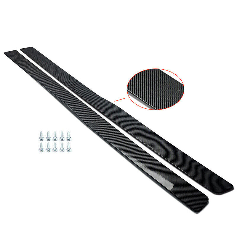 Carbon Fiber Black Side Skirts for BMW F80 M3 F82 M4 2015-2020 Extenstion Lip