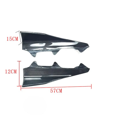 Carbon Fiber / FRP Side Skirts Splitters Cupwings Winglets for BMW 2 Series F87 M2 M2C Competition 2016 - 2020 2015 2017 Canards
