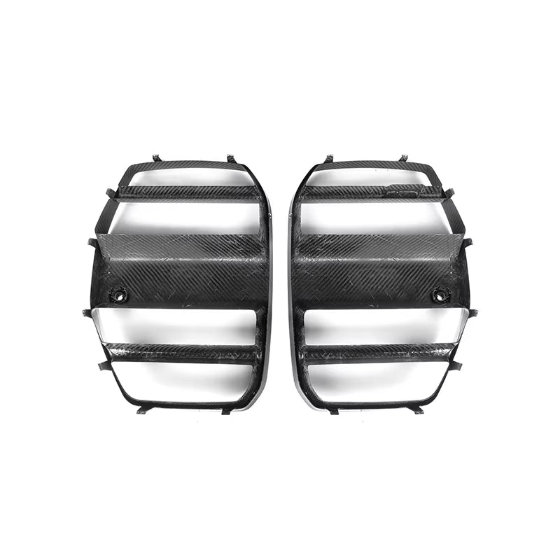 Bumper Racing Grills for BMW G80 G81 M3 G82 G83 M4 2021-In Real Carbon Fiber Front Kidney Grille Xdrive Competition Auto Fitment