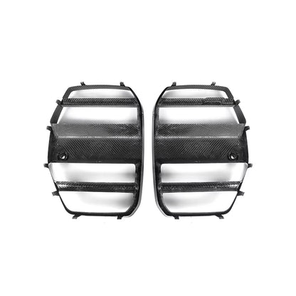 Bumper Racing Grills for BMW G80 G81 M3 G82 G83 M4 2021-In Real Carbon Fiber Front Kidney Grille Xdrive Competition Auto Fitment