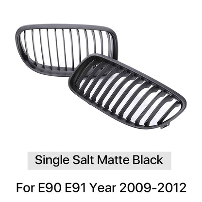 Carbon Grills Cover Front Bottom Bumper Kindly Facelift M Style Grille for BMW 3 Series E90 E91 2009-2012 LCI 328I 330I 335I