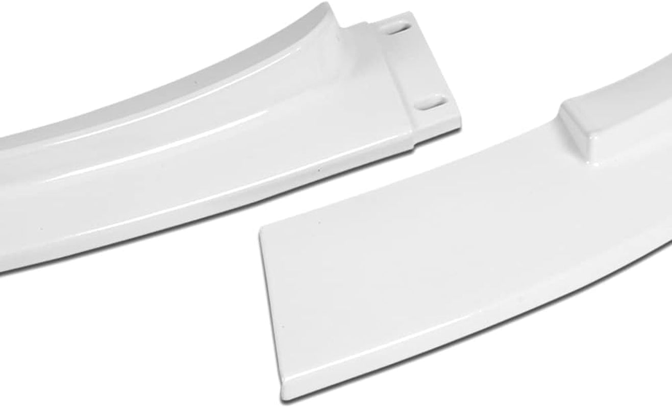 , Front Bumper Lip Fit for Compatible with 2008-2013 BMW E90/E92/E93 (M3 Models Only), Front Bumper Lip Spoiler Air Chin Body Kit Splitter, Stp-Style (Glossy White)