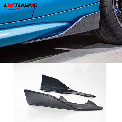 Carbon Fiber / FRP Side Skirts Splitters Cupwings Winglets for BMW 2 Series F87 M2 M2C Competition 2016 - 2020 2015 2017 Canards