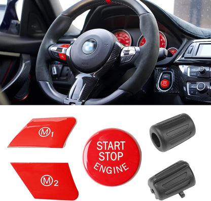 Compatible with BMW Crystal Start Stop Button, Engine Power Ignition Start Stop Button Replacement(Fits: BMW 1 2 3 4 5 6 7 X1 X3 X4 X5 X6,F22 F30 F10 F32 F01 F15 G01 G30 G31 G11 G12)