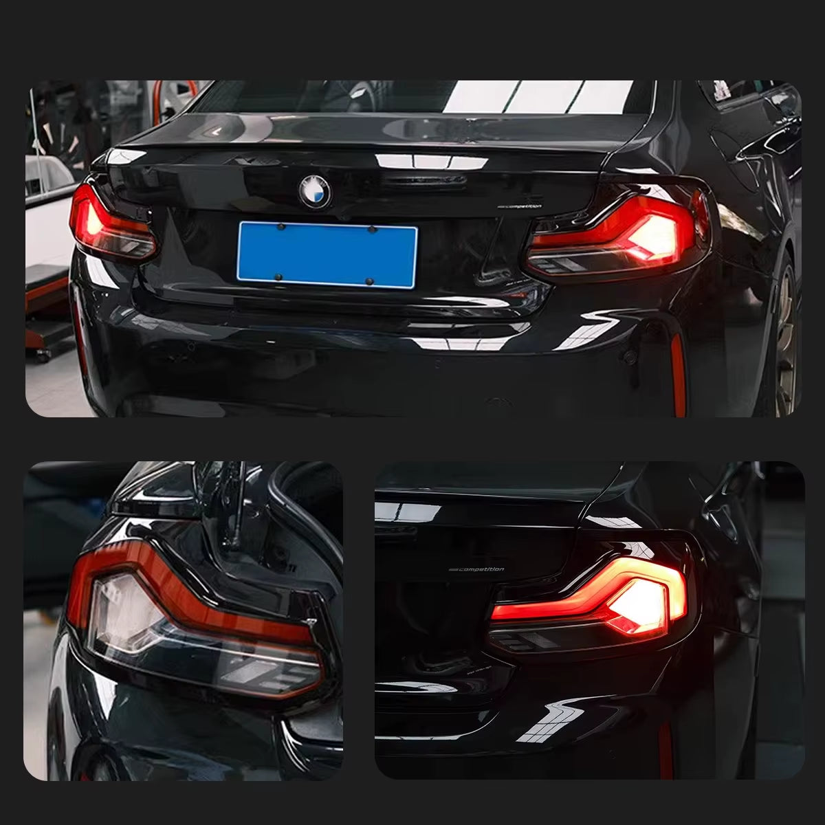 Car Lights LED Rear Lamps for BMW 2 Series F22 Taillights Assembly 220I 225I M2 F23 F87 Dynamic DRL Turn Signals Plug Play