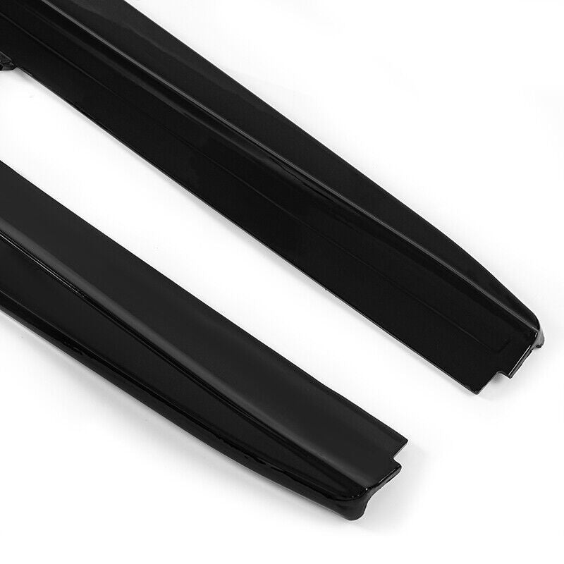2X for BMW G30 530I 540I & F90 M5 Sedan 2017-22 MP Style Side Skirts Gloss Black