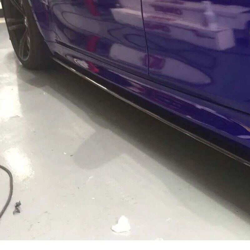 Carbon Fiber Black Side Skirts for BMW F80 M3 F82 M4 2015-2020 Extenstion Lip