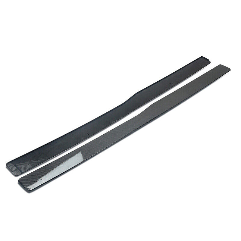 Carbon Fiber Black Side Skirts for BMW F80 M3 F82 M4 2015-2020 Extenstion Lip
