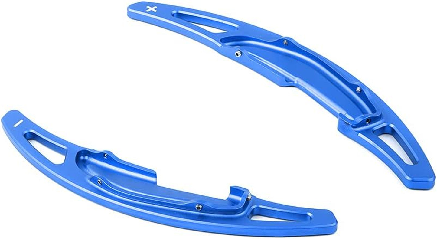 2PCS Paddle Shifter Extensions Sport Metal Steering Wheel Paddle Shifter for BMW M2 M3 M4 M5 X5M X6M F87 F85 F86 F80 F82 F83 F10 M6 F12 2016 2017 2018 2019 Paddle Shifters Blade Blue