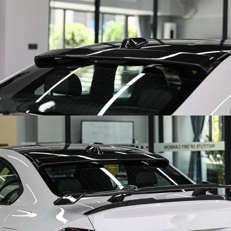 For BMW G87 M2 G42 2022-24 Carbon Fiber Rear Roof Visor Spoiler Window Wing Lip