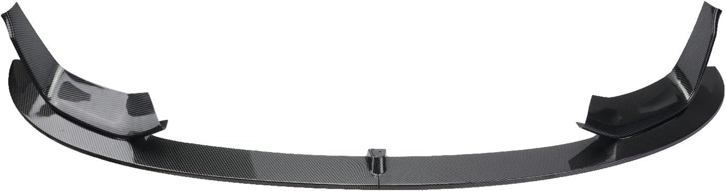 Front Lip Compatible with 15-20 F82 F83 M4, 15-19 F80 M3, MP Style ABS Carbon Fiber Front Bumper Spoiler Splitter