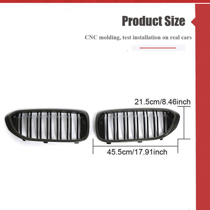 For BMW 5 Series G30 G31 G38 F90 M5 REAL CARBON Front Kidney Grill Grille 17-19