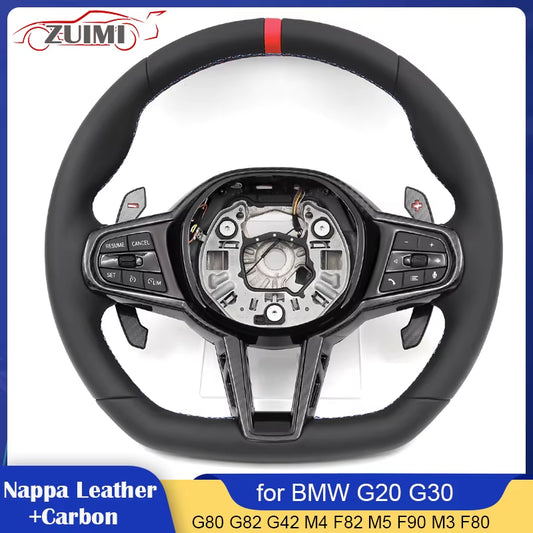 New Car Steering Wheel for BMW G/F Series G20 G30 G31 G32 G01 X4 G02 M2 G87 M3 G80 M4 G82 G42 G21 G14 G15 G16