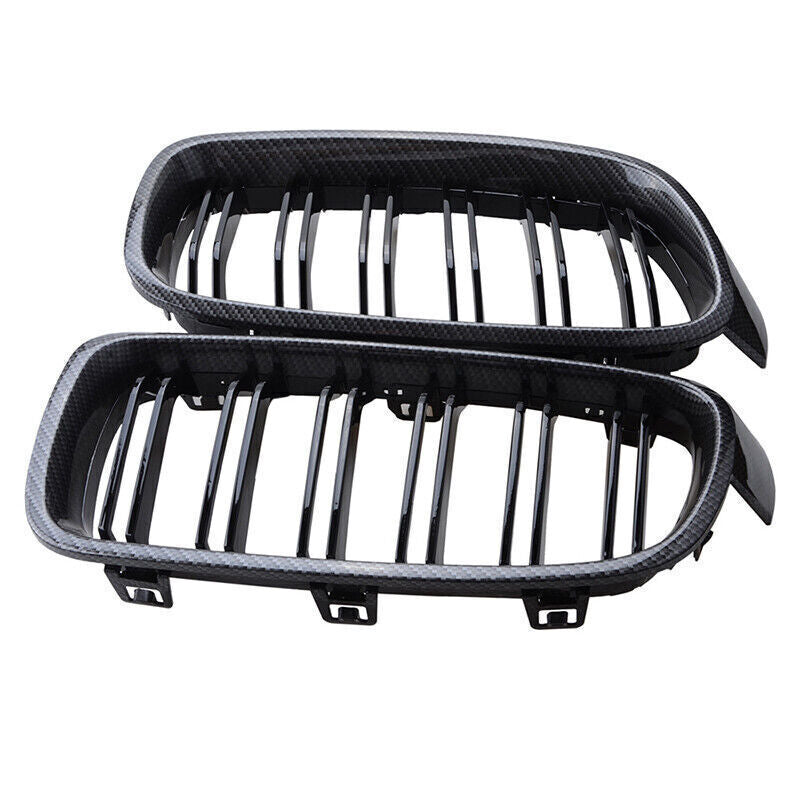 Carbon Fiber Black Front Grille/Grilles Kidney for BMW 3~Series F30 F31 12~18