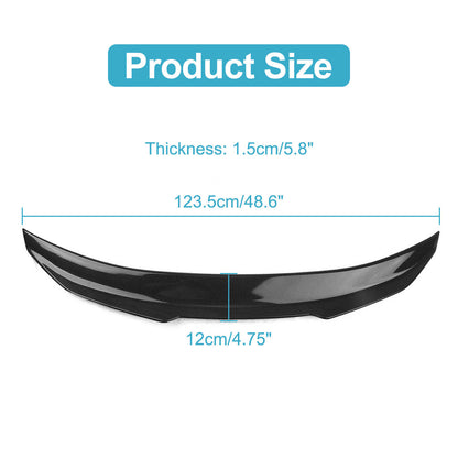 Rear Trunk Spoiler PSM Carbon Style for BMW F80 F30 M3 3 Series Sedan ABS 12-18