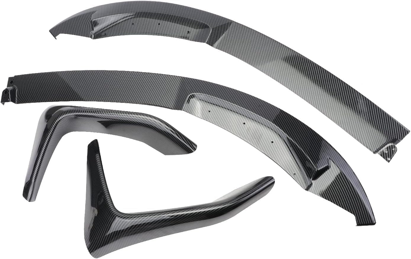 Front Lip Compatible with 15-20 F82 F83 M4, 15-19 F80 M3, MP Style ABS Carbon Fiber Front Bumper Spoiler Splitter