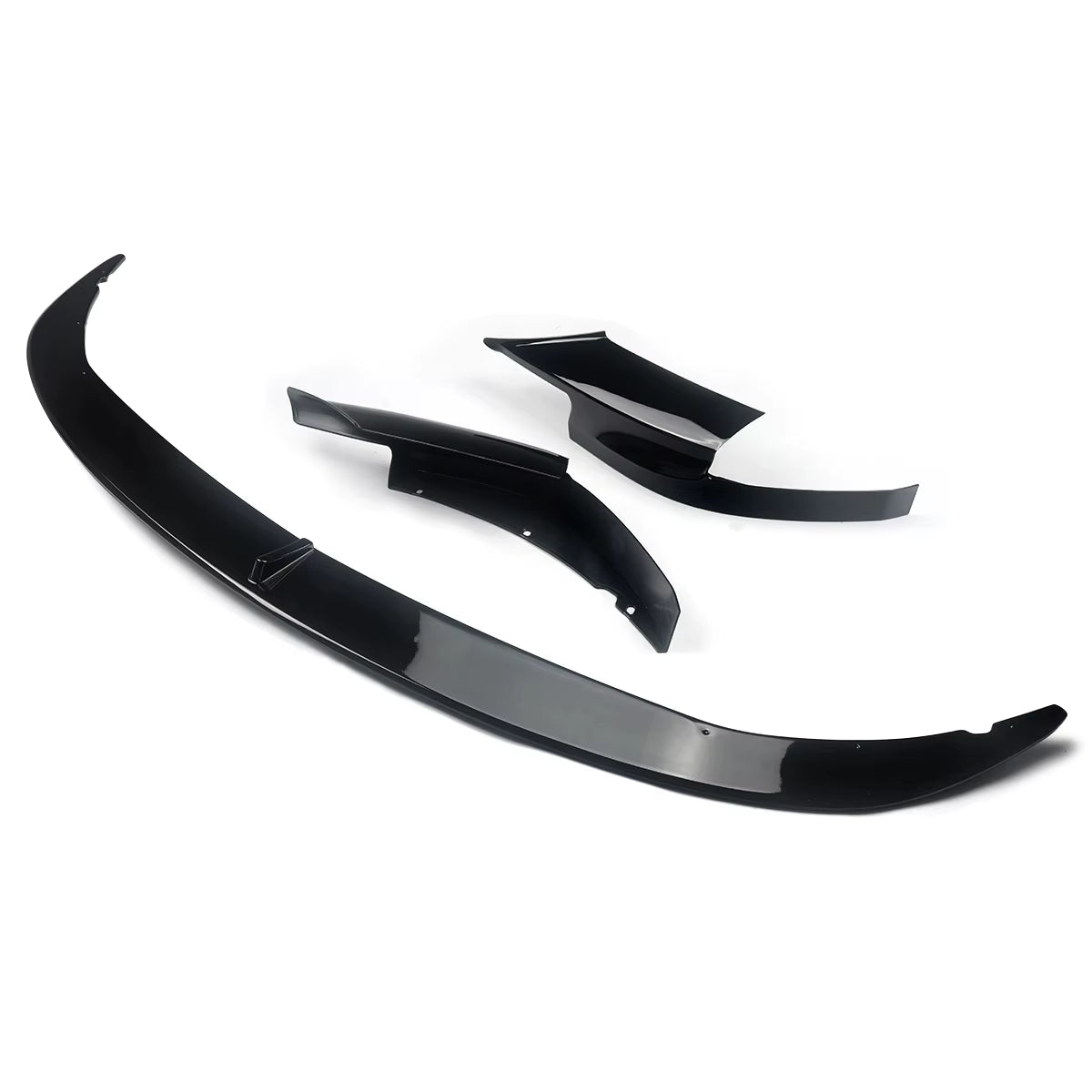 Car Front Bumper Lip Chin Splitters for BMW 5 Series F10 M5 Model 2010-2016 Body Kit Aprons Cover Guard Trim