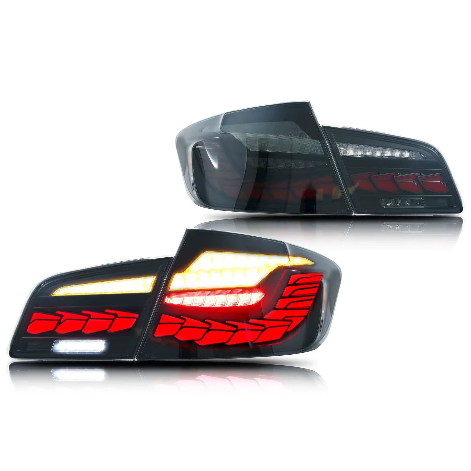 LED GTS Tail Lights for BMW 5-Series F10 M5 2011-2016 Saloon Start-Up Animation Sequential Turn Signal Rear Lamps Assembly